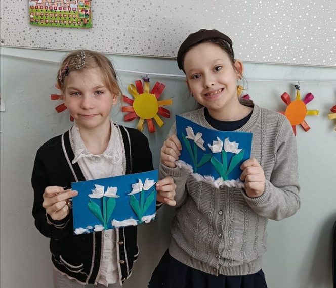 Подснежники.
